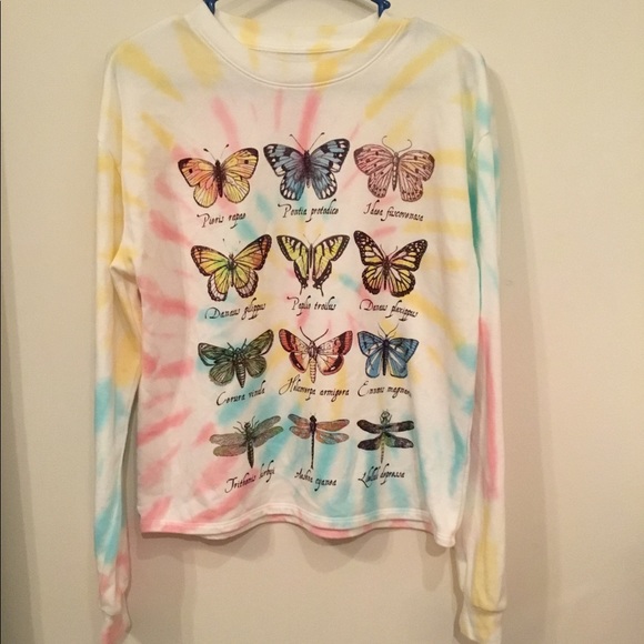 Freeze Tops - Freeze Tie-Dye Butterfly Long Sleeve